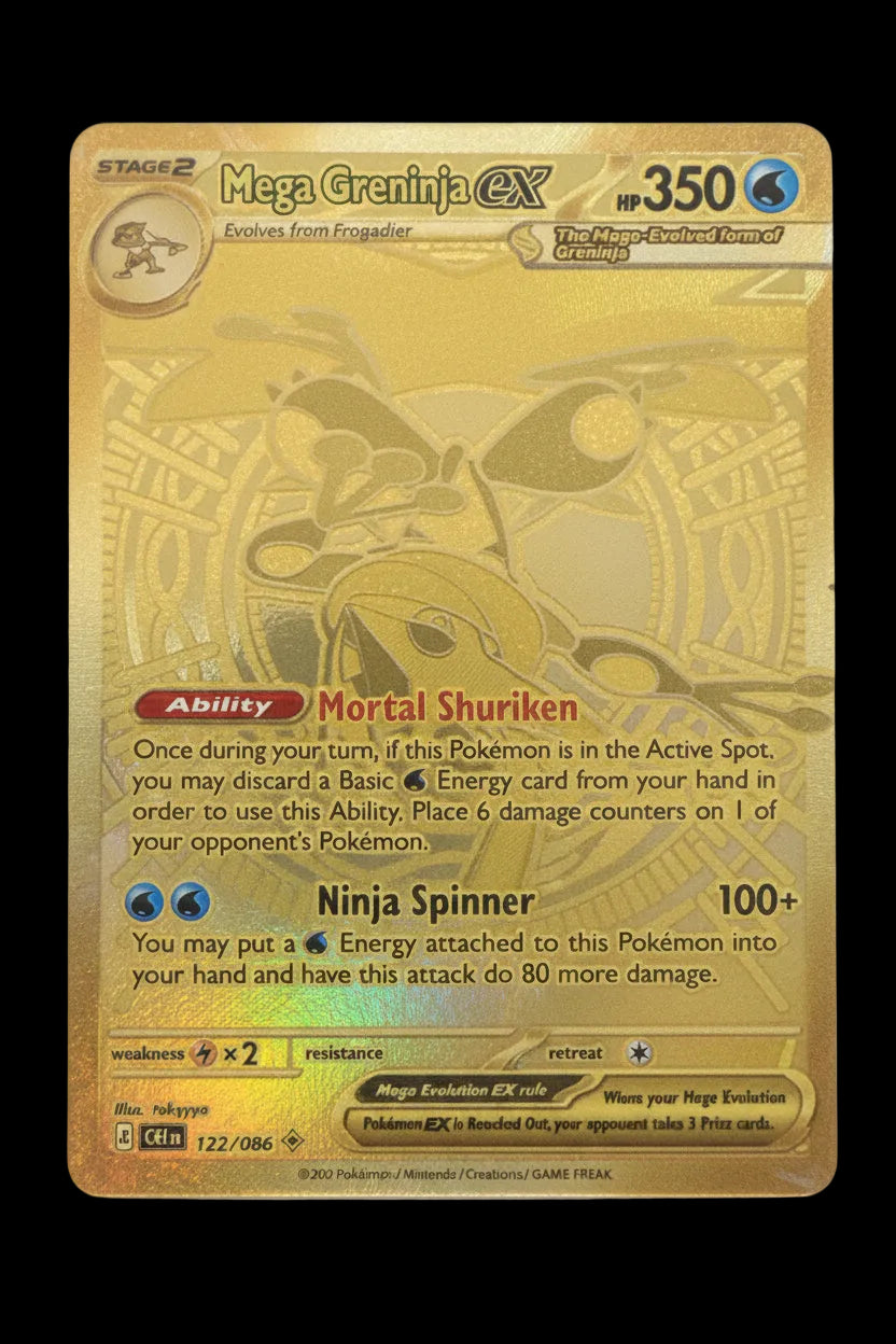 Mega Greninja Ex #122 Pokemon Chaos Rising_